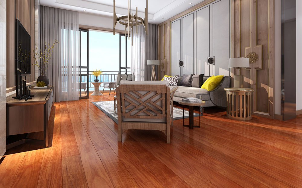 實(shí)木地暖地板-象耳豆SR8