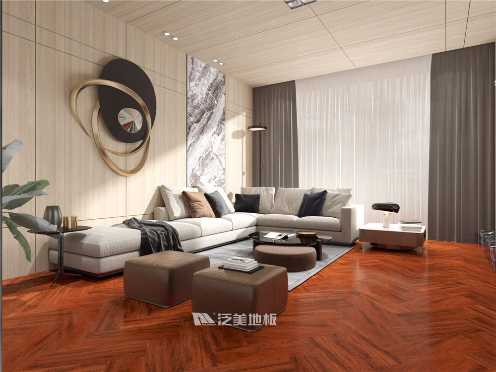 落腺豆T6人字拼地板